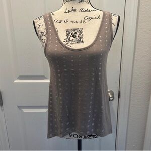 American Rag Cie Sleeveless Taupe Brown Tank Top